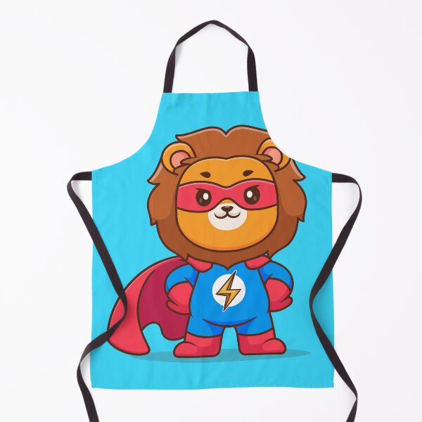 Item preview, "Lionhearted Hero: Cute Cartoon Lion Vector Icon" designed and sold by hjian8219.