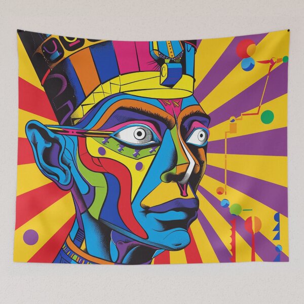Item preview, Egyptian Pharaoh Pop Art 2 designed and sold by AstroRisq.