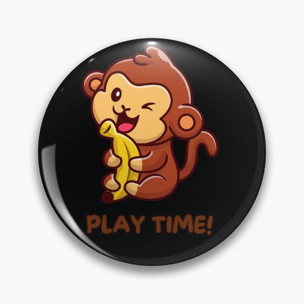 Item preview, Monkey Eating Banana in his play time designed and sold by Kaidynz.