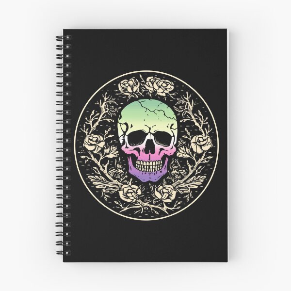 Item preview, Goth Skull and Roses Genderfae Pride Flag, Subtle Gothic Skull Genderdoe Design, fae faer genderfaunet   designed and sold by Travelslightly.