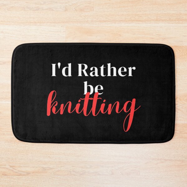 Item preview, I'd rather be knitting designed and sold by greenbluearts.