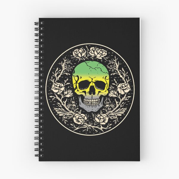 Item preview, Goth Skull and Roses Lithromantic Pride Flag, Subtle Gothic Skull Lithromantic Design  designed and sold by Travelslightly.