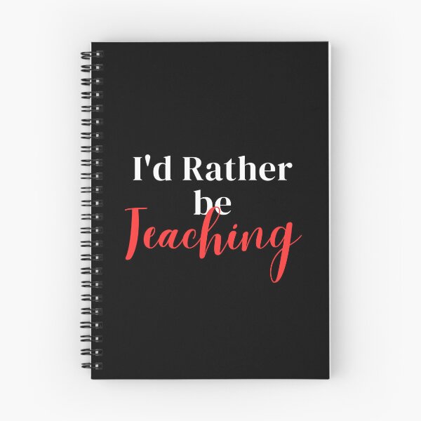 Item preview, I'd rather be teaching designed and sold by greenbluearts.