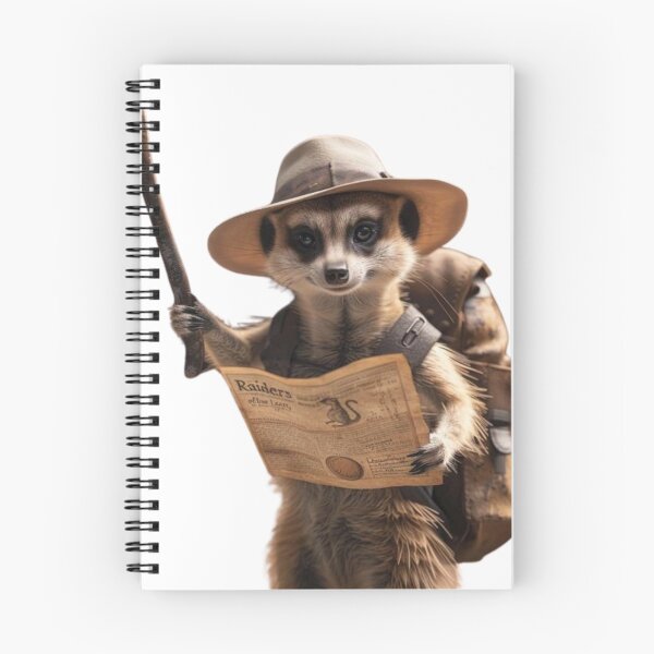Item preview, Indiana Jones Meerkat designed and sold by summerita.
