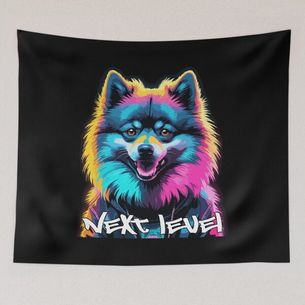 Item preview, Pomeranian Spitz Next Level Cyber Dog Gift designed and sold by Pineapple-Tree.