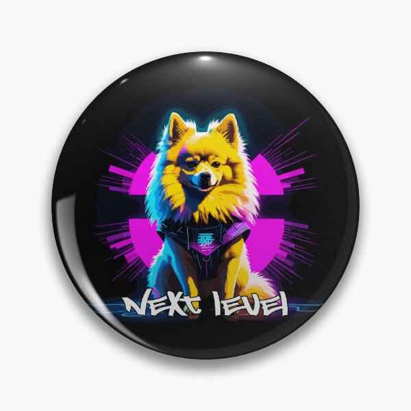 Item preview, Pomeranian Spitz Next Level Cyber Dog Gift designed and sold by Pineapple-Tree.