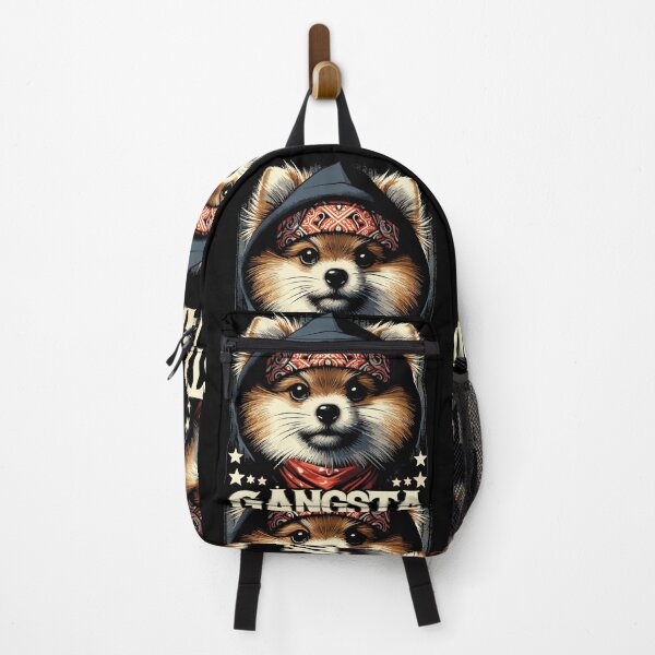 Item preview, Pomeranian Spitz Gangsta Gangster Dog Gift designed and sold by Pineapple-Tree.