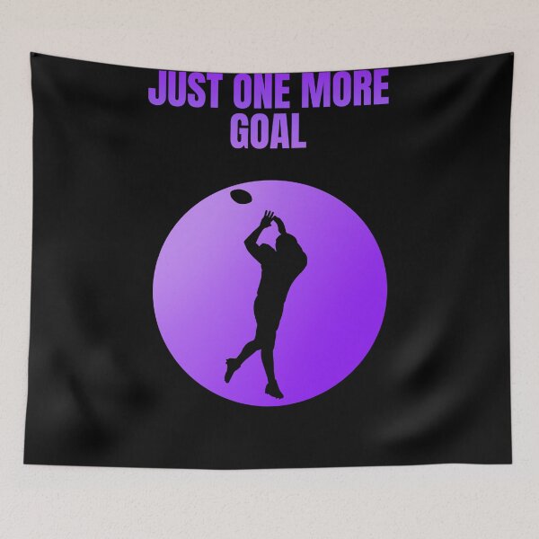 Item preview, Just One More Goal American Football Player designed and sold by Artography Designs.