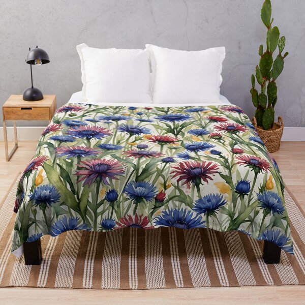 Item preview, Field of Cornflowers designed and sold by CAutumnTrapp.