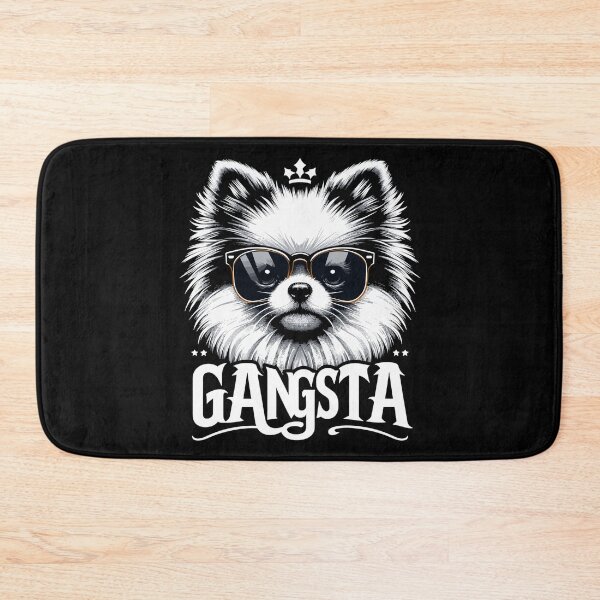 Item preview, Pomeranian Spitz Gangsta Gangster Dog Gift designed and sold by Pineapple-Tree.
