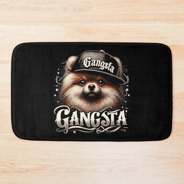 Item preview, Pomeranian Spitz Gangsta Gangster Dog Gift designed and sold by Pineapple-Tree.