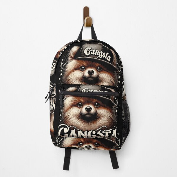 Item preview, Pomeranian Spitz Gangsta Gangster Dog Gift designed and sold by Pineapple-Tree.