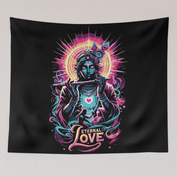 Item preview, LORD KRISHNA | ETERNAL LOVE designed and sold by PSYNOVA.