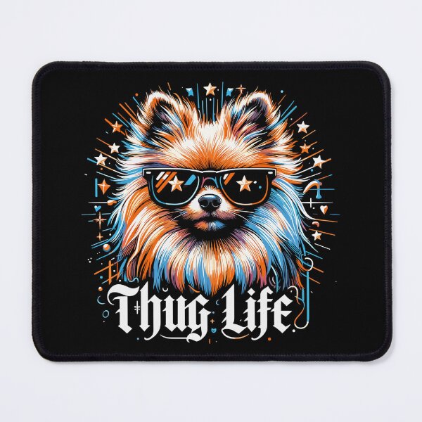 Item preview, Pomeranian Spitz Gangster Life Dog Gift designed and sold by Pineapple-Tree.
