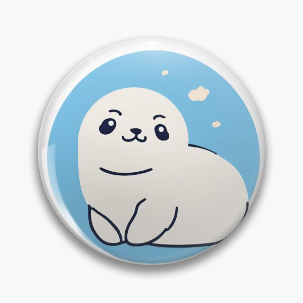Item preview, Baby Harp Seal Cute Animals designed and sold by CyberArtistOne.