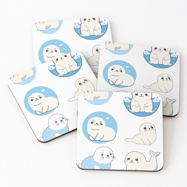 Item preview, Baby Harp Seal Cute Animals designed and sold by CyberArtistOne.