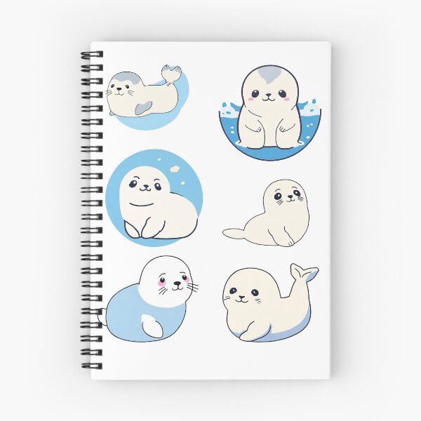 Item preview, Baby Harp Seal Cute Animals designed and sold by CyberArtistOne.