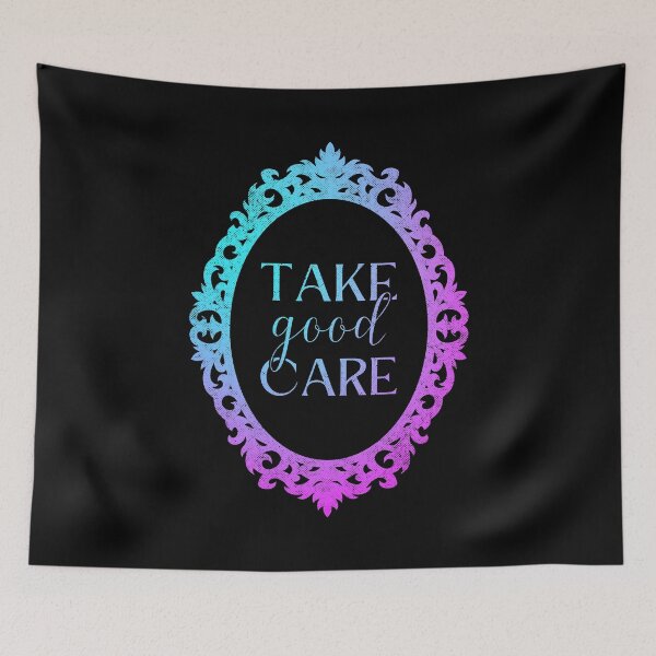 Item preview, Take Good Care Body Positivity Mirror Frame designed and sold by ObsidianDaz.