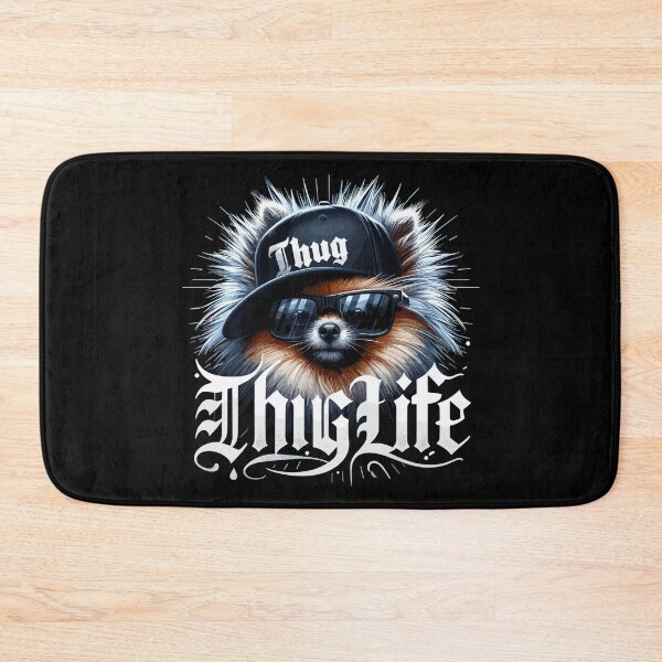 Item preview, Pomeranian Spitz Gangster Life Dog Gift designed and sold by Pineapple-Tree.