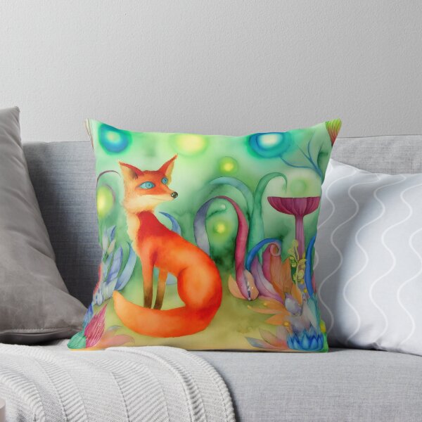 Item preview, Enchanted Forest Fox in Watercolors designed and sold by RCsDigitalArt.