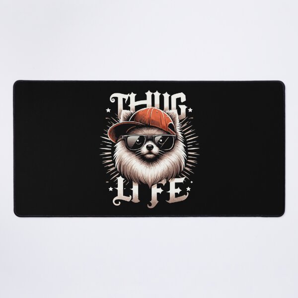 Item preview, Pomeranian Spitz Gangster Life Dog Gift designed and sold by Pineapple-Tree.
