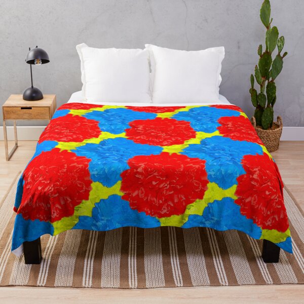 Item preview, Red Yellow Blue Peonies Photography / Red Yellow Blue Flower Photography designed and sold by Victoria Rose.