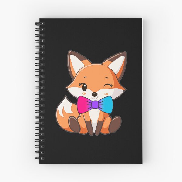 Item preview, Cute Red Fox with Androgynous Pride Flag Bowtie, Kawaii Foxy Subtle Androgynous Pride Design  designed and sold by Travelslightly.