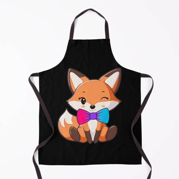 Item preview, Cute Red Fox with Androgynous Pride Flag Bowtie, Kawaii Foxy Subtle Androgynous Pride Design designed and sold by Travelslightly.