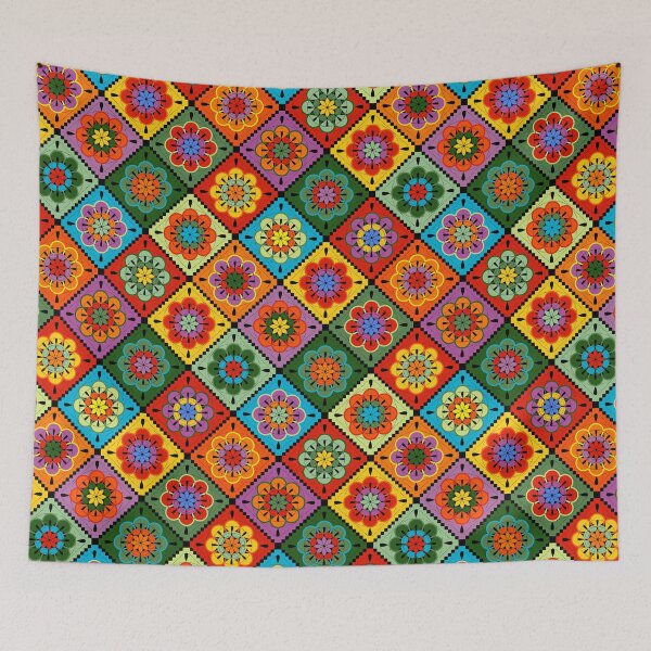 Item preview, Colorful Patchwork Pattern 1 designed and sold by SzaboMarta.
