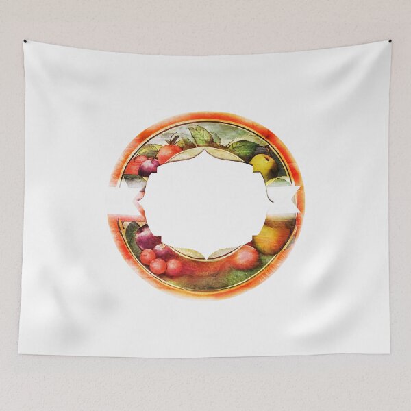 Item preview, Vintage Round Food label designed and sold by TriForceDesign.