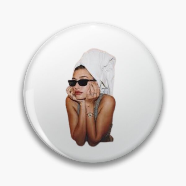 Item preview, Hailey Bieber casual chic sticker designed and sold by manaalzar.