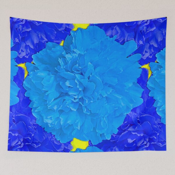 Item preview, Two-ToneBlue Peonies Photography / Blue Flower Photography designed and sold by Victoria Rose.