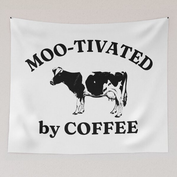 Item preview, Moo-tivated by Coffee designed and sold by FieldScent.