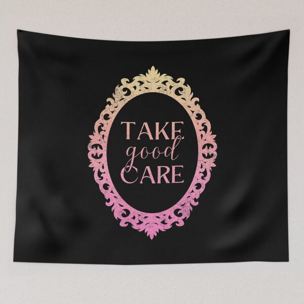 Item preview, Take Good Care Body Positivity Mirror Frame designed and sold by ObsidianDaz.