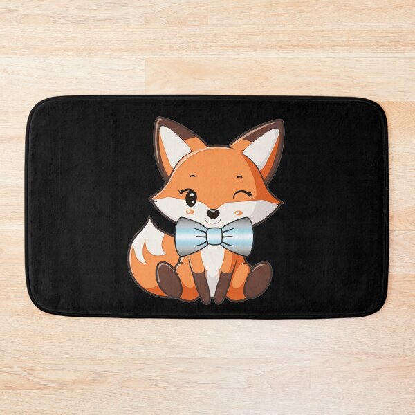 Item preview, Cute Red Fox with Demiboy Pride Flag Bowtie, Subtle Foxy Kawaii Demi Pride Design  designed and sold by Travelslightly.
