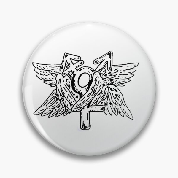 Item preview, Angel wing trans symbol designed and sold by theo cook.