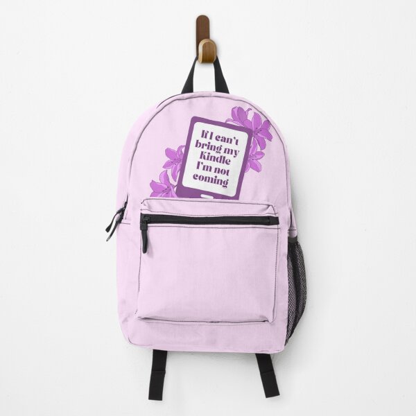Item preview, If I can't bring my Kindle I'm not coming - Purple Floral Kindle designed and sold by Neadoodles.