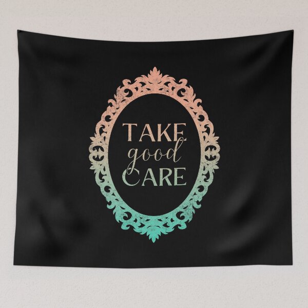 Item preview, Take Good Care Body Positivity Mirror Frame designed and sold by ObsidianDaz.