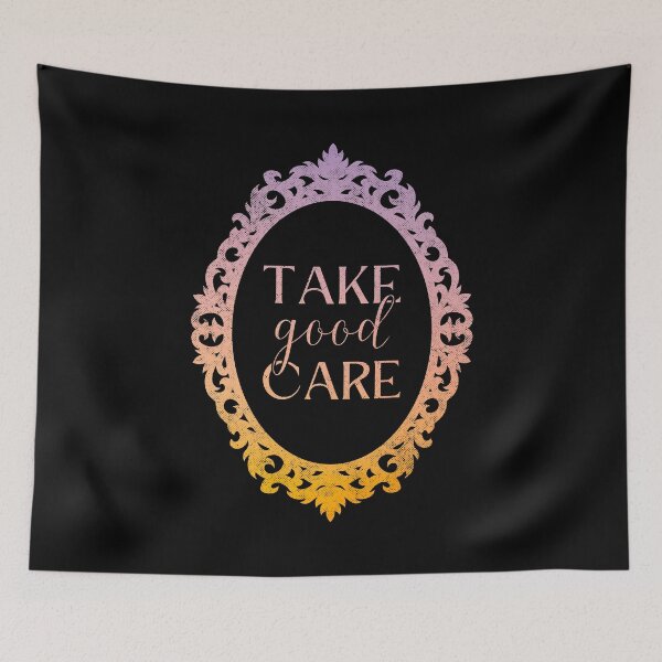 Item preview, Take Good Care Body Positivity Mirror Frame designed and sold by ObsidianDaz.