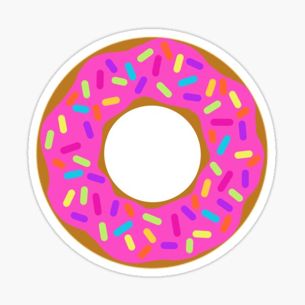 Item preview, Strawberry donut designed and sold by OnlyStickersEle.