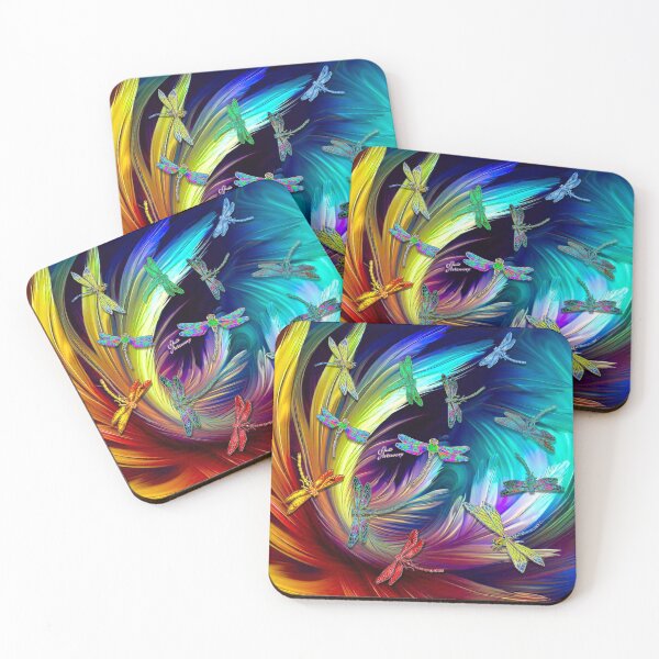 Item preview, Neon Dragonflies designed and sold by Fluid Artzworx.