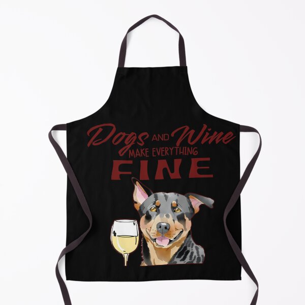 Item preview, Dogs and wine make everything fine Beauceron designed and sold by GoodyPaws.