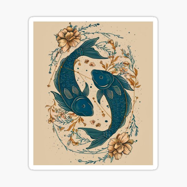 Item preview, Pisces Astrology. Zodiac sign, Pisces symbol designed and sold by ZodiacWonders.