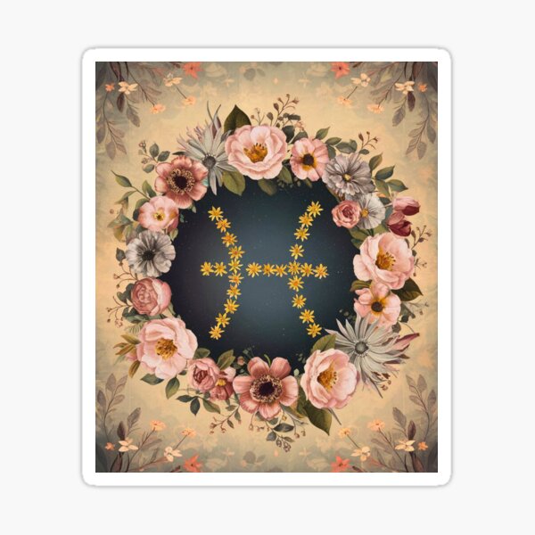 Item preview, Pisces Astrology. Zodiac sign, Pisces symbol designed and sold by ZodiacWonders.