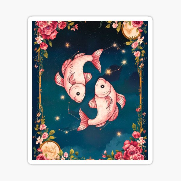 Item preview, Pisces Astrology. Zodiac sign, Pisces symbol designed and sold by ZodiacWonders.