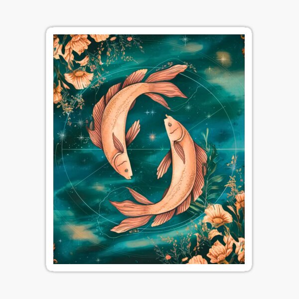 Item preview, Pisces Astrology. Zodiac sign, Pisces symbol designed and sold by ZodiacWonders.