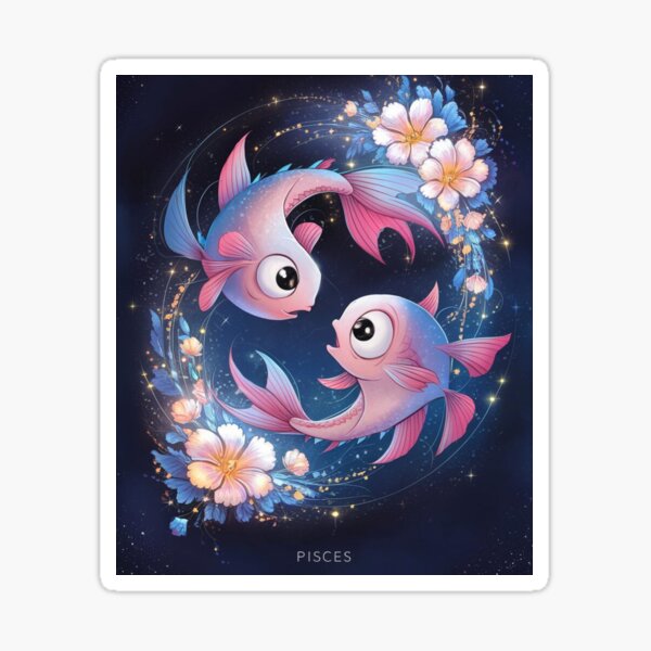 Item preview, Pisces Astrology. Zodiac sign, Pisces symbol designed and sold by ZodiacWonders.