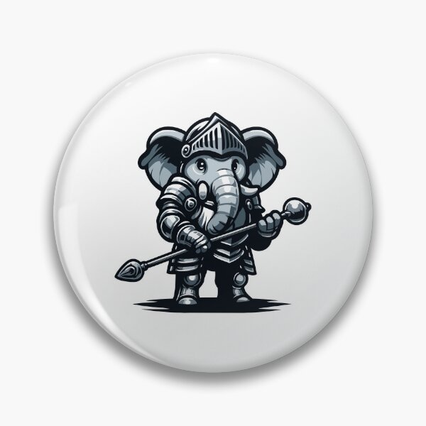 Item preview, Mighty Warrior Elephant: Armored Elephant in Battle Gear designed and sold by Akioos.