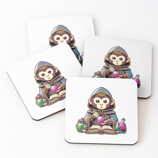 Item preview, Alchemist Monkey: Mystical Potions and Ancient Scrolls designed and sold by Akioos.