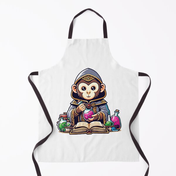 Item preview, Alchemist Monkey: Mystical Potions and Ancient Scrolls designed and sold by Akioos.